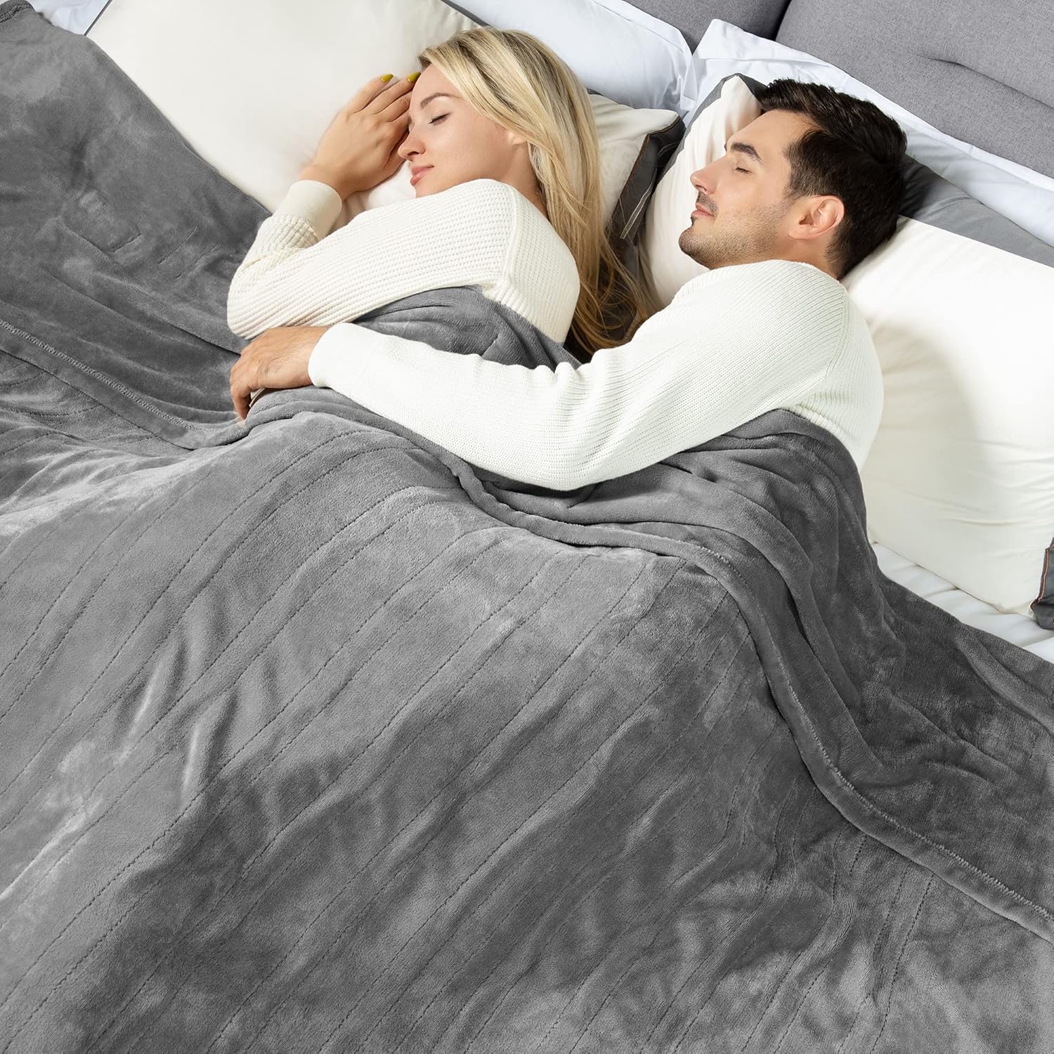 WOOMER Heated Blanket King Size 90x100 with 5 Year Warranty