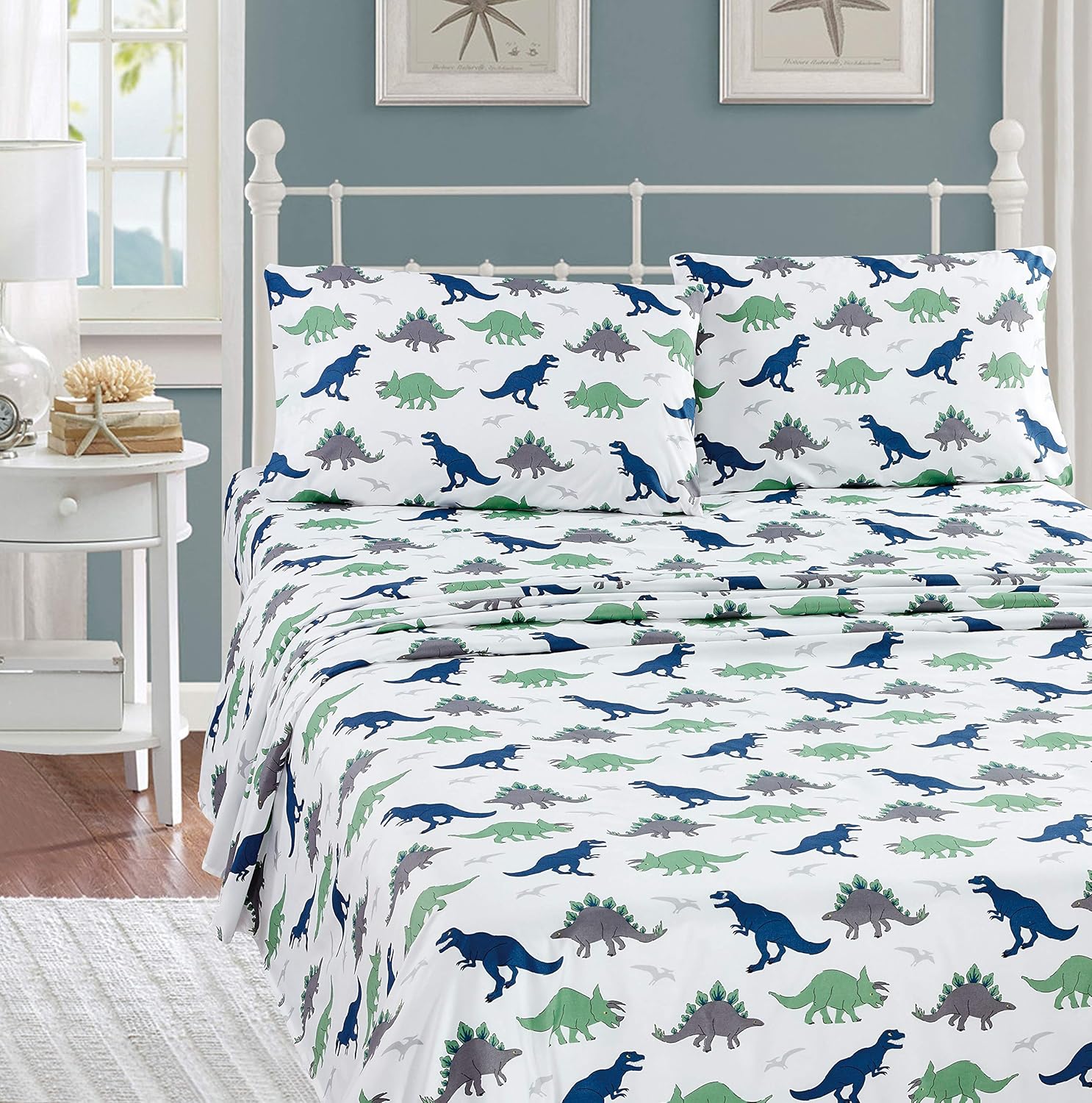 Linen Plus Sheet Set Twin Ancient Dinosaurs