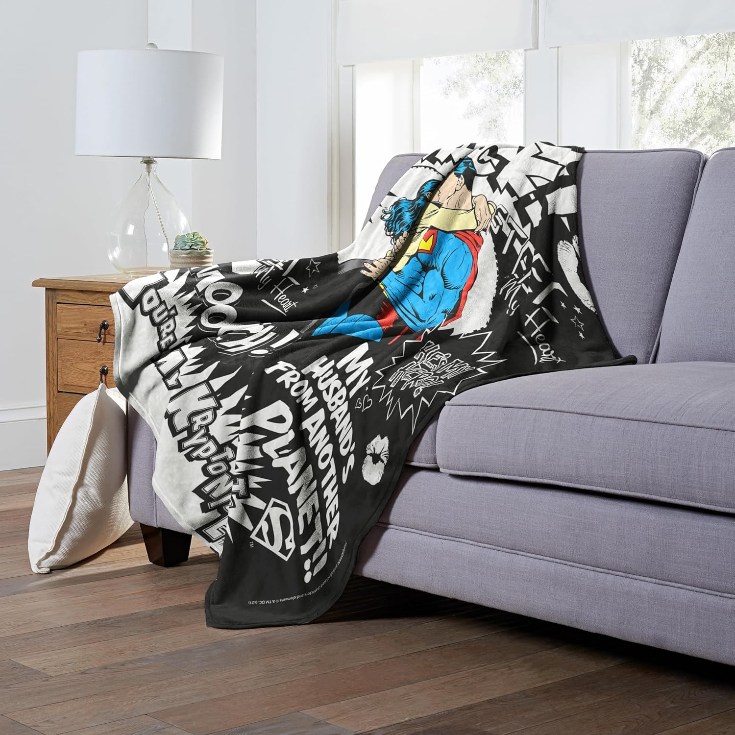 Northwest DC - Superman Silk Touch Throw Blanket 50 x 60