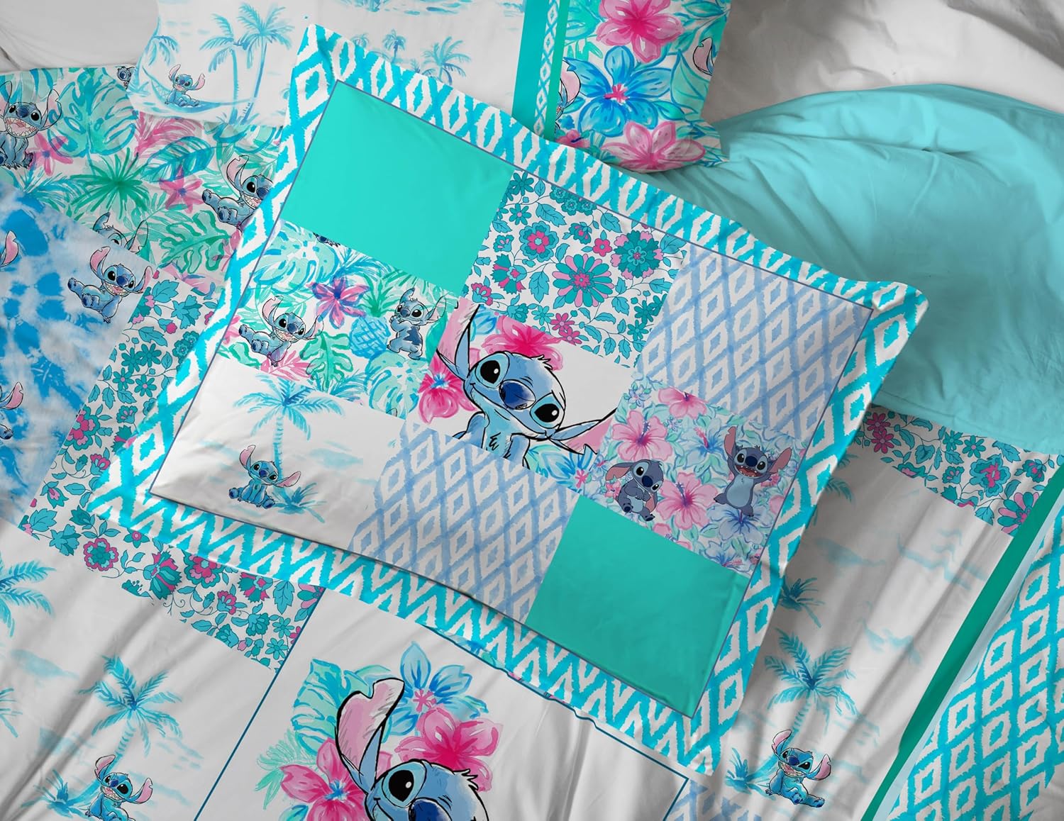 Jay Franco Lilo and Stitch 7-Piece Kids Comforter Set