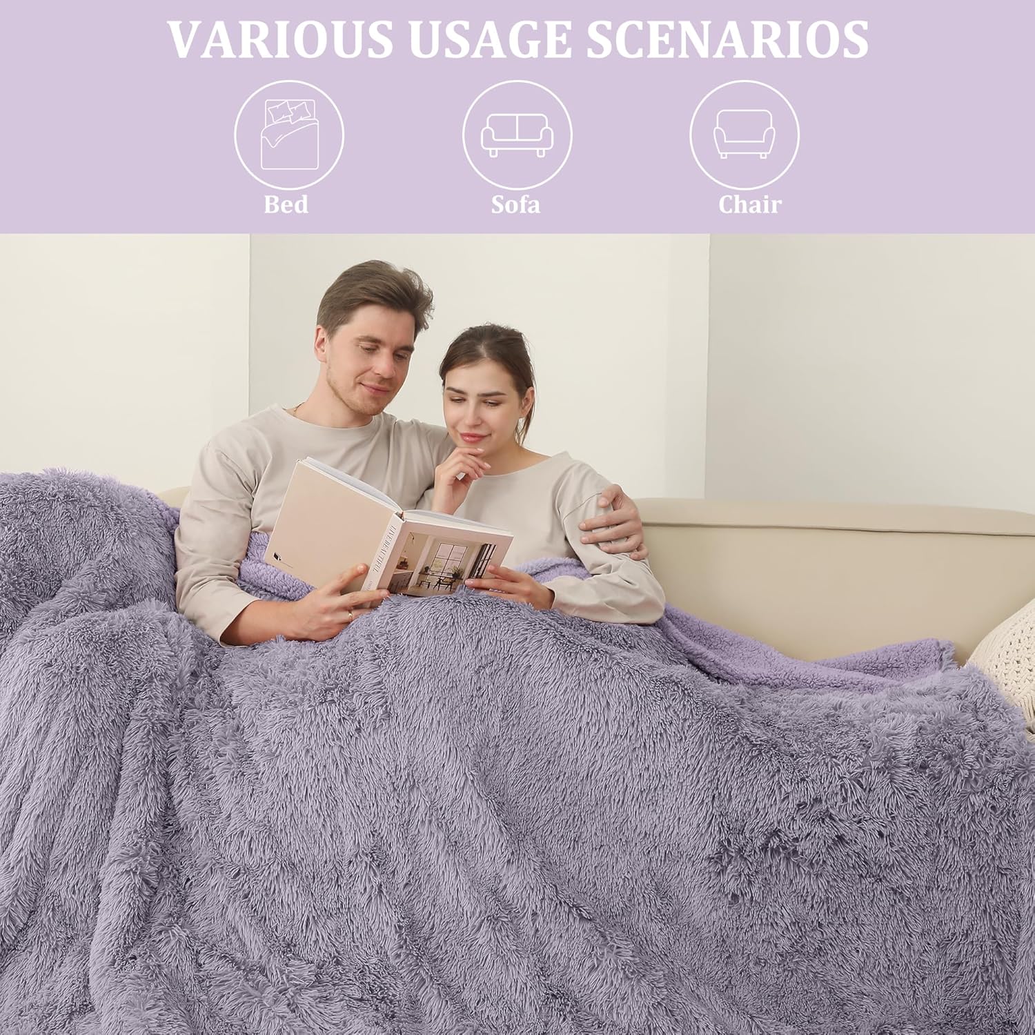 COZYTY Electric Blanket Queen Size with 5 Heat Levels