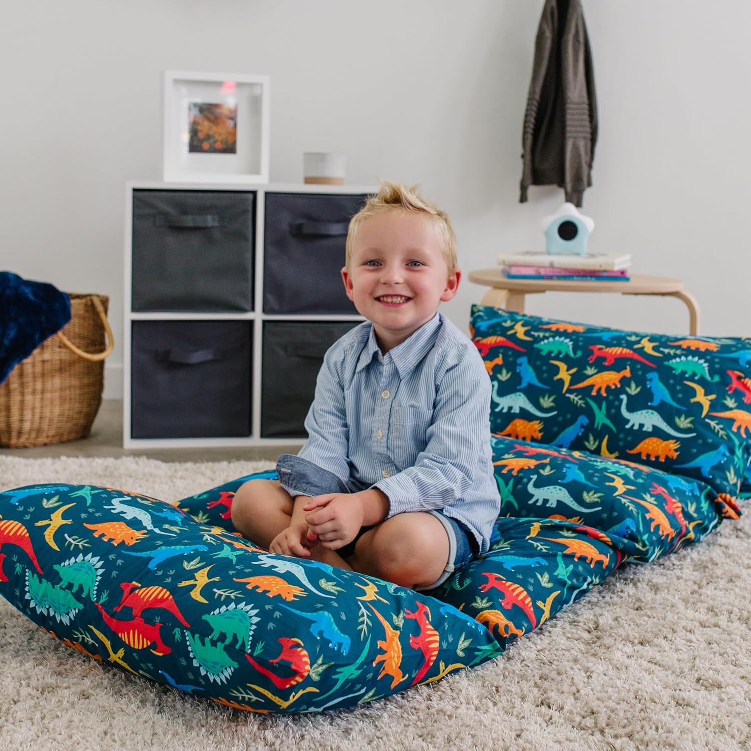 Wildkin Kids Floor Lounger - Jurassic Dinosaurs
