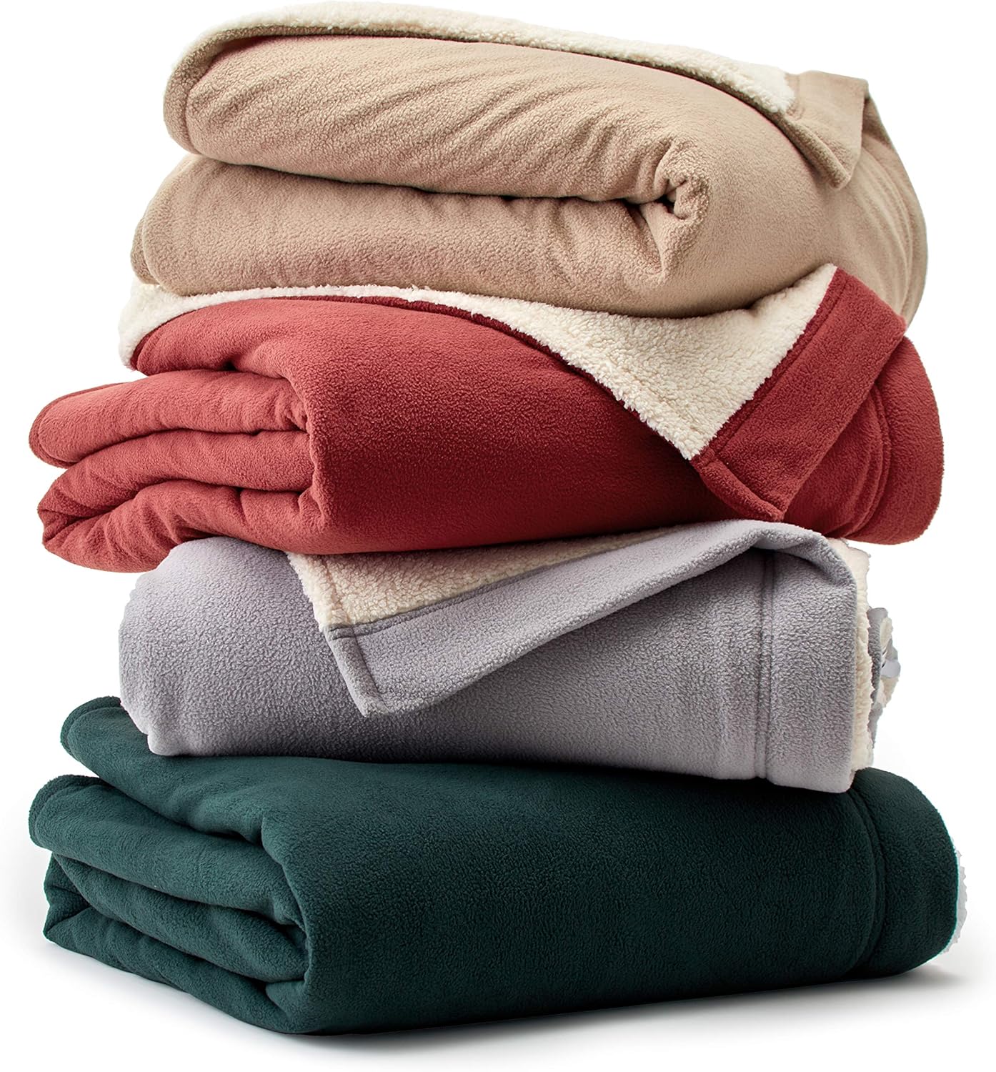 Eddie Bauer Full Heated Blanket with Sherpa Reverse