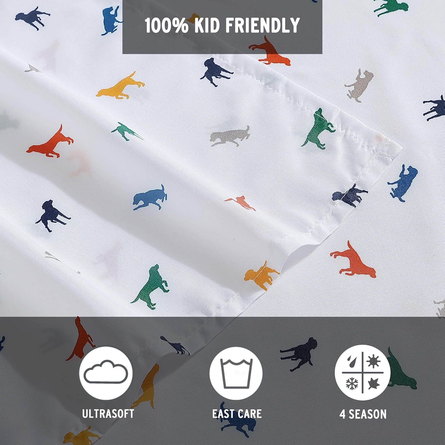 Eddie Bauer Kids Twin Sheets Set - Stain Resistant 1