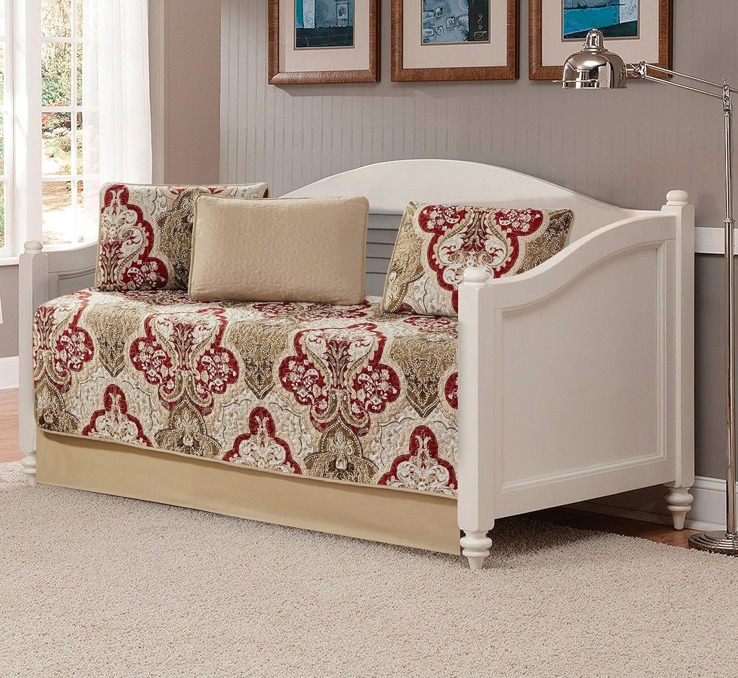 Kids Zone Home Linen 5 Piece Daybed Quilt Set