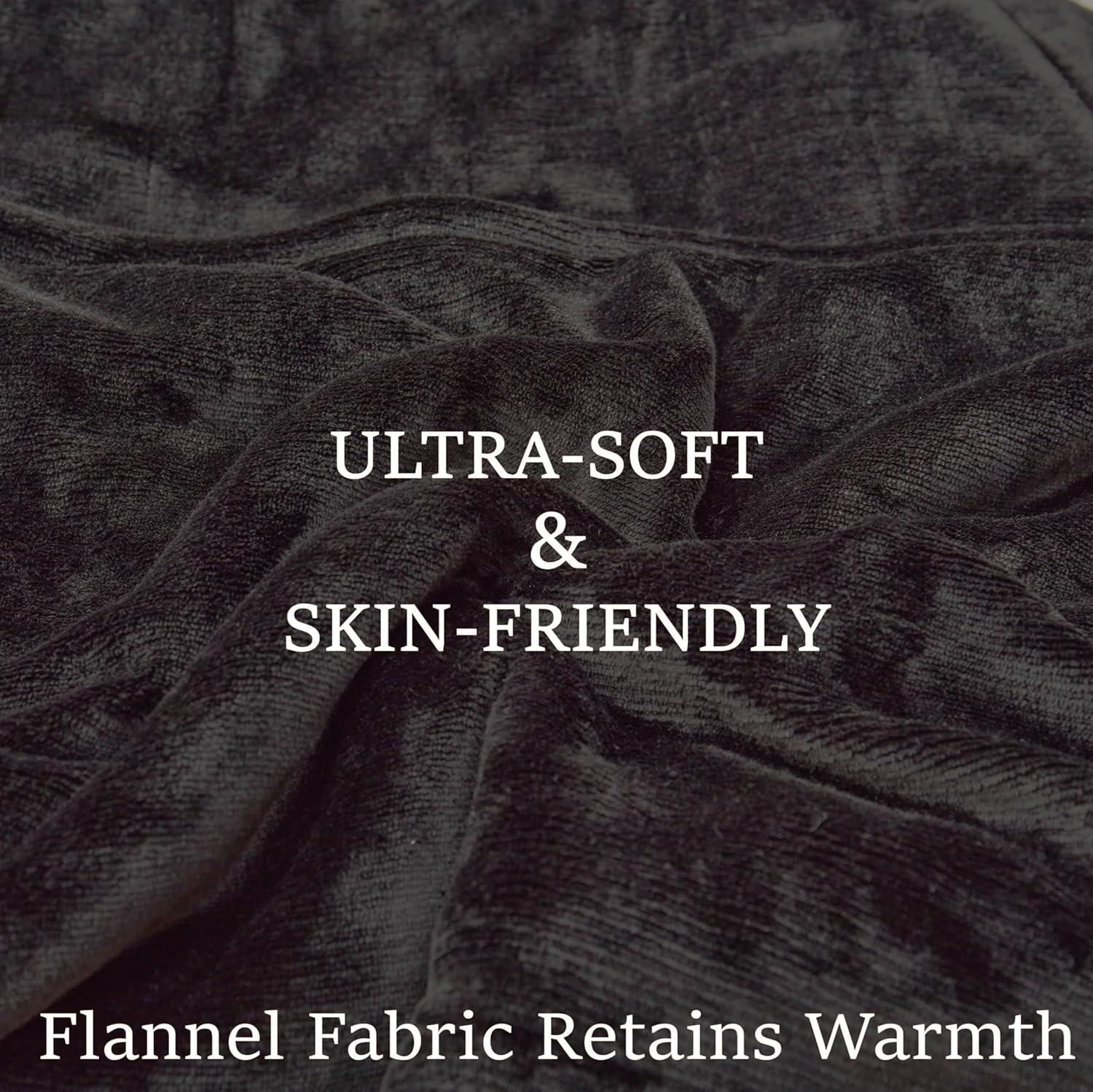 DOWNCOOL Heated Throw Blanket with 10 Heat Settings and 12 Hour Timer