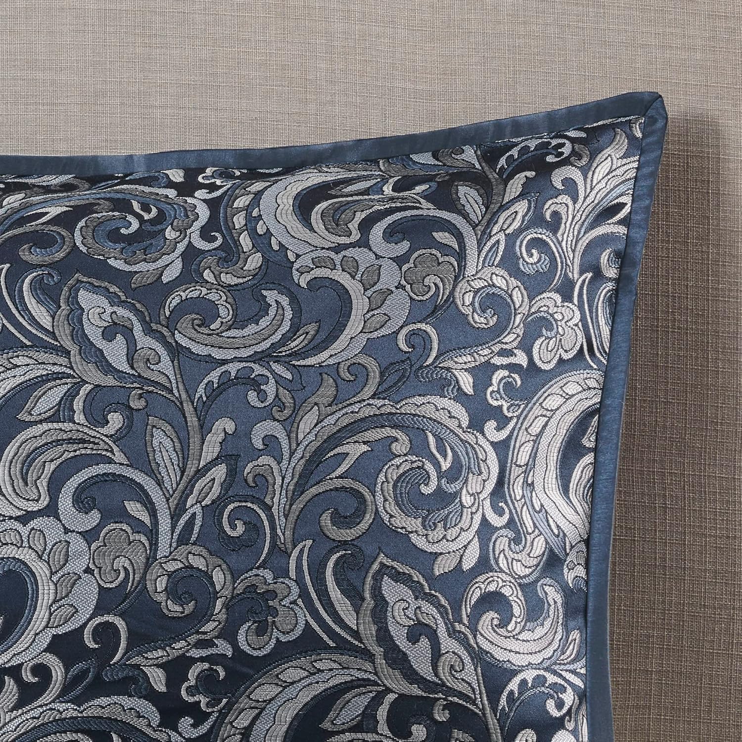 Madison Park Brystol 24 Piece Faux Silk Comforter Set King