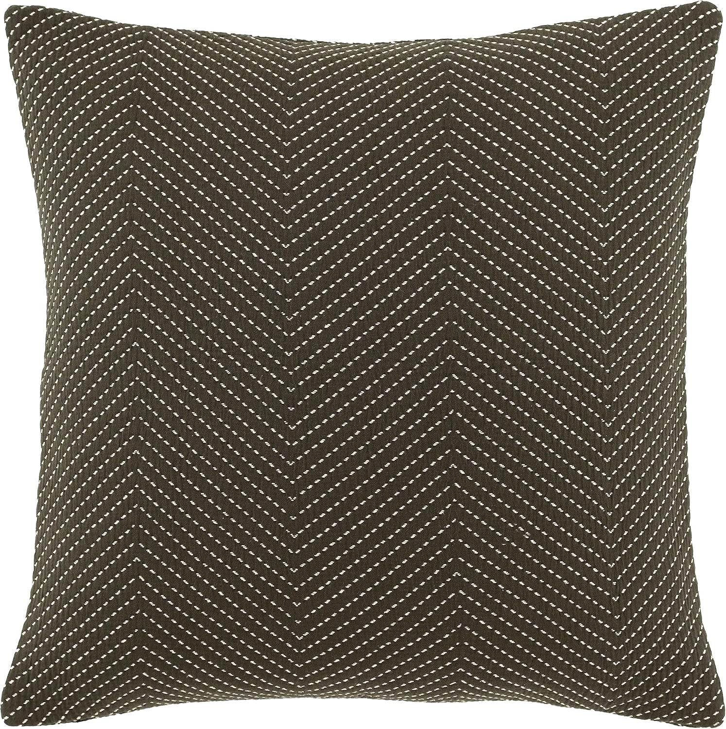 Catalina Charcoal Matelasse Pillow Sham Euro Size GreyIvory Pattern