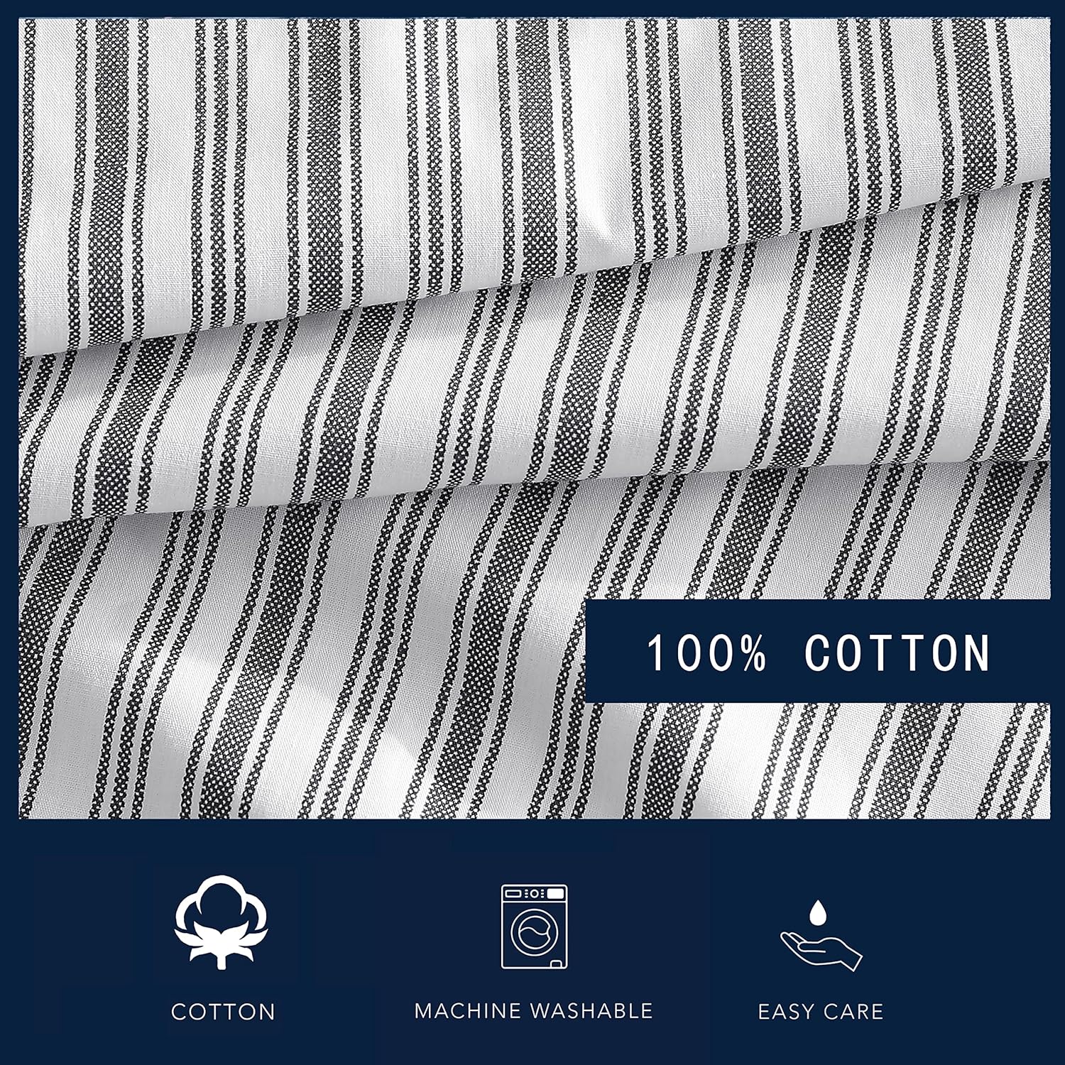 Nautica Twin Fitted Sheet Cotton Percale