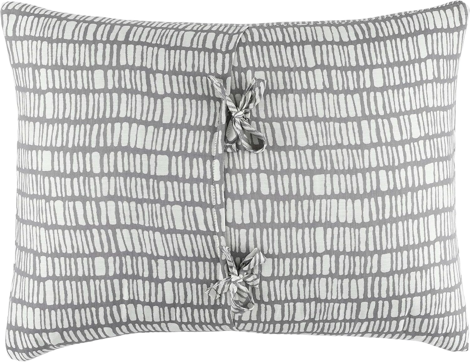 Pine Cone Hill Talus Granite Duvet Sham Euro Size Grey Graphic