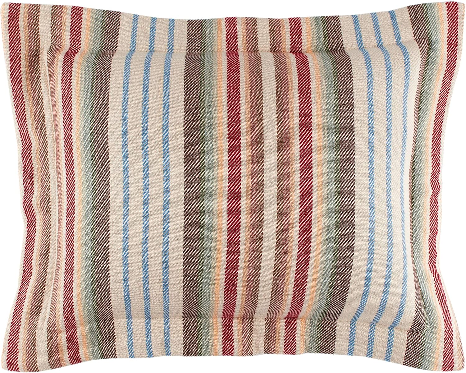 Pine Cone Hill Ranch Blanket Sham Euro Size Multi Stripe Design